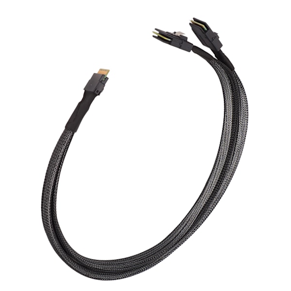 Mini SAS-kabel 12 Gbps rask overføring SATA/ATA-grensesnitt 0,5 m lengde SFF8654 8I til 2xSFF8087-kabel