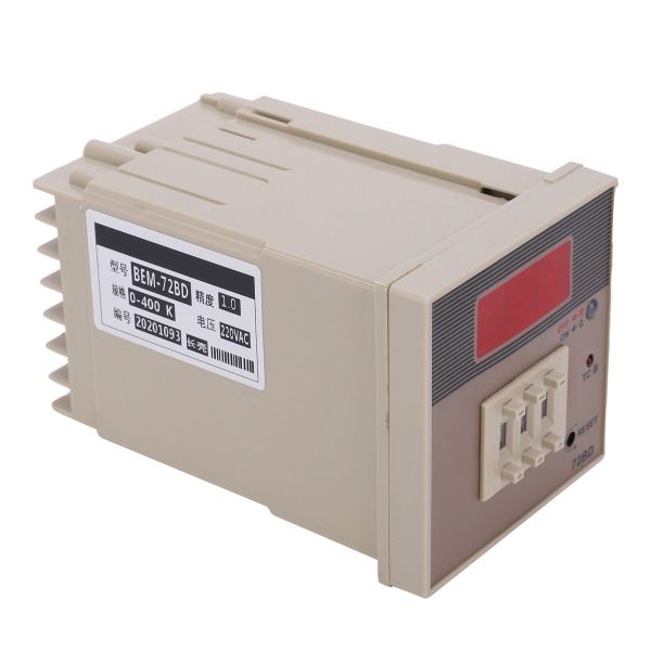 BERM Temperaturregulator Digital Display Regulator 0-400℃ Skydd Detekteringsenhet 220V