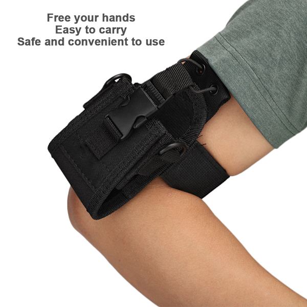 Utomhus bärbar Nylon Walkie Talkie Bag Bärväska för Baofeng UV 5R UV 5RA UV 82 UV B5