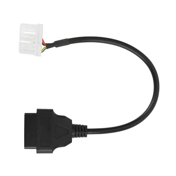12-pin OBDII han hun-stik diagnostisk konverterkabel erstatning for Tesla Model S X 2012-2015