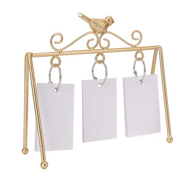 Flip Chart Kalender Miljøvennlig Holdbar Metall Enkelt Moderne Stil Evigvarende Skrivebordskalender for Kontor Soverom Bord