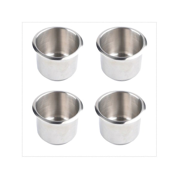 4 st Universal Marine Båt 68X55mm Nedfällbar Dryckeshållare för Soffa