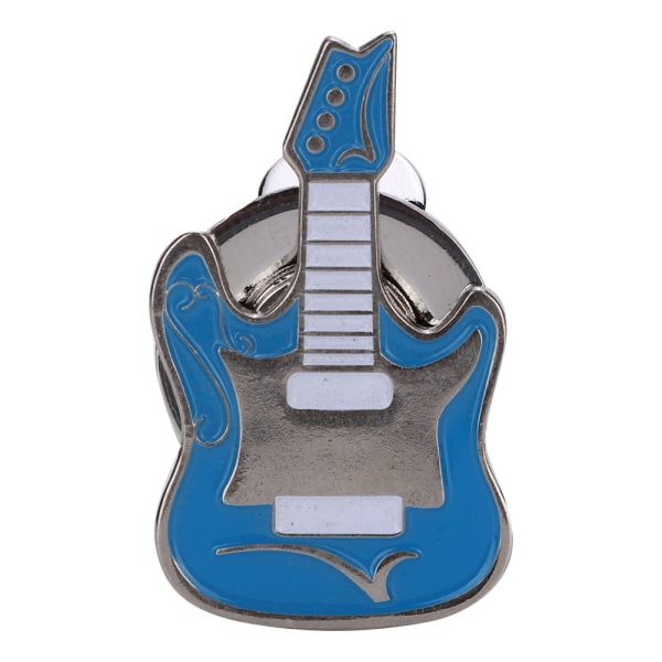 Metal magnetisk golfkasket Hat Visir Clip Ball Marker tilbehør (blå guitar)