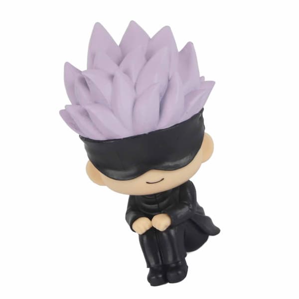 Anime Karaktär Docka Tecknad Docka Ornament Söta PVC Ornament för Sovrum Sängbord Vardagsrum