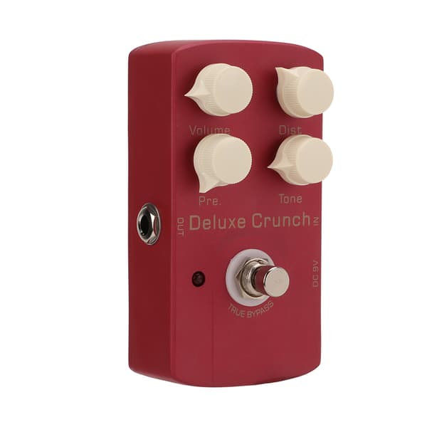 Elektrisk Gitarr Effektpedal Deluxe Crunch Distortion Enkelt Instrument Tillbehör