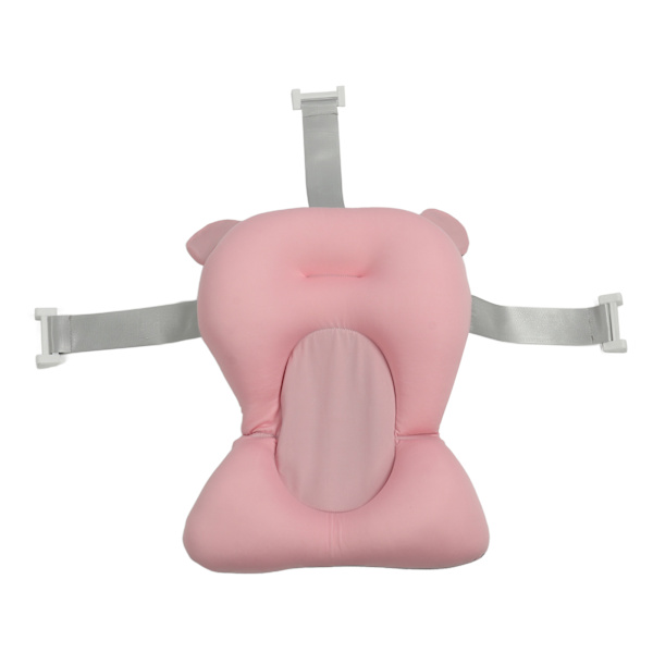Baby badekar sete støtte matte nyfødt badekar pute baby badekar pute badekar sete for nyfødt spedbarn småbarn plast stor størrelse rosa