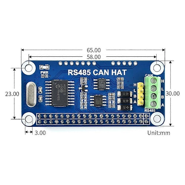 Kommunikasjon CAN BUS Modul for 3 Modell B+