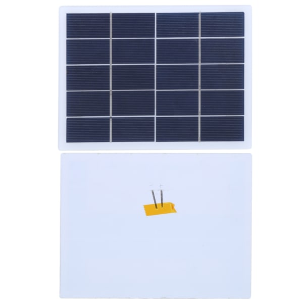 3W 5V Polykrystallinsk Silicium Solpanel Sollaminat DIY DC Output Oplader Batteri