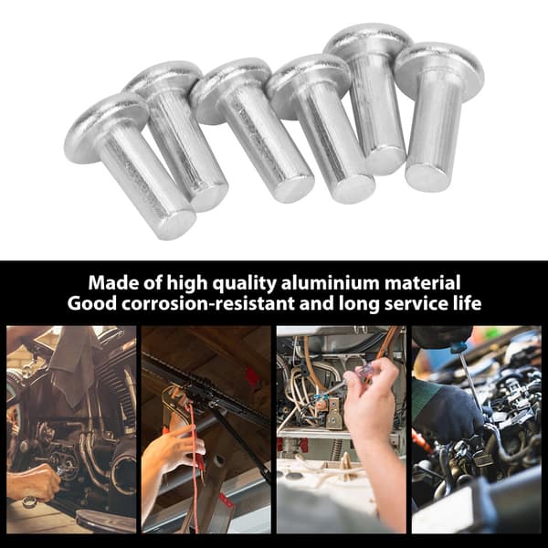 100 stk. GB867 M4 Flat Head Aluminium Nagler Flat Head Solid Nagle (M4 * 12)