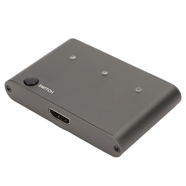 HD-multimediagrenseswitch 3-i-1-ut 3 Gbps-överföring 3-portars 4K-switcherdelare för datorer telefoner