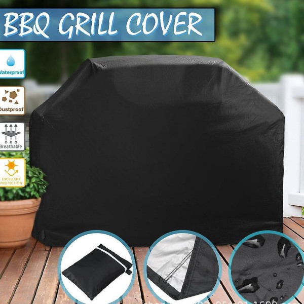 Vedenpitävä BBQ Grillin cover, kaasunkestävä, 190x71x117cm