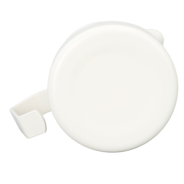 Mjölkskummare 350ml 304 Rostfritt Stål Spetsig Mun Skummande Kopp Mjölk Kaffe Skummande Kanna Vit