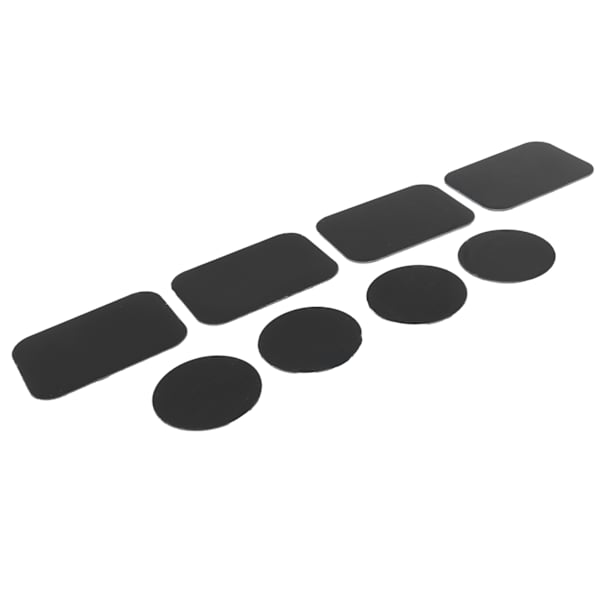 8 stk metallplater selvklebende klistremerke for magnetisk bilmontering magnet telefonholder