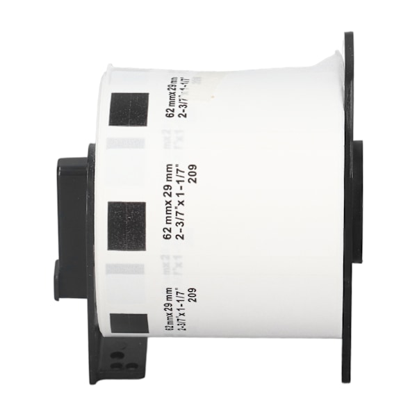 Termiske etiketter 29x62mm Varmesensitivt materiale Sterk heft Gjenbrukbar Avtakbar DK-kjerne Støtteetikett for QL-serien