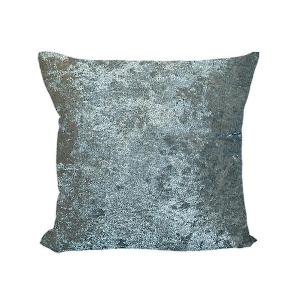 Mjuk sammetsblandning blågrå rektangulär kuddfodral - 2 st, 45*45cm, (kuddkärna ingår ej) Bekväm utomhuskudde för modernt vardagsrum