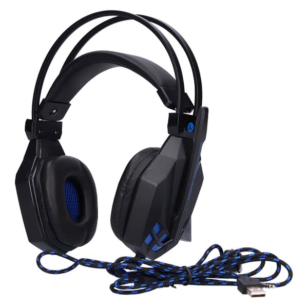Gaming Headset Opplyst Gaming Headset med Støyreduserende Mikrofon for PS4
