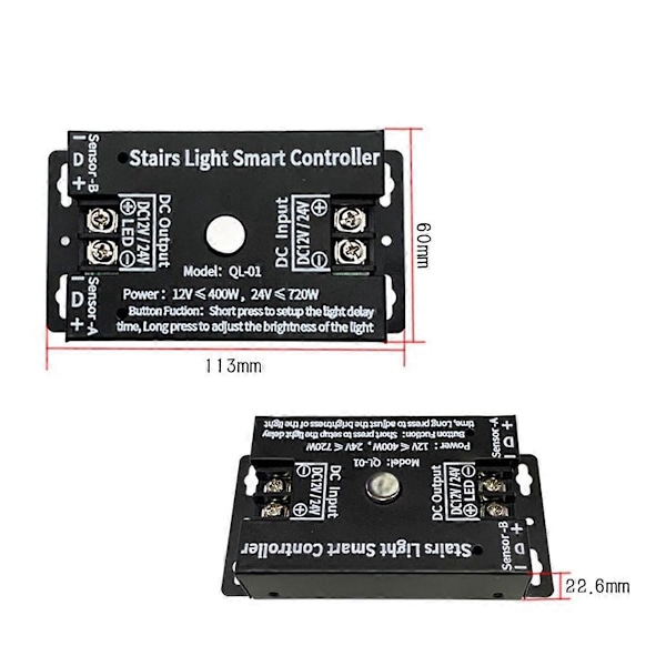 Sensor Fuld Lysstyrke Trappe Controller Sensor Bar Gang Trin Lys