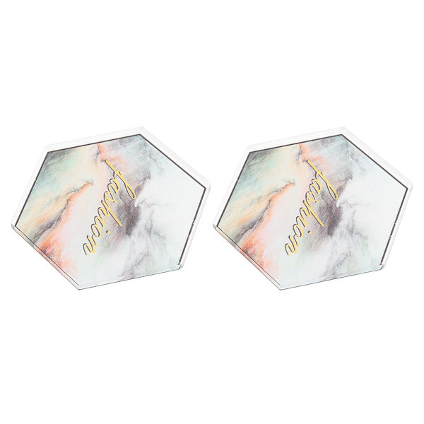 Nail Art Plade Display Stand Practice Display Neglepolering Blanding Manicure Maling PlateSexangle