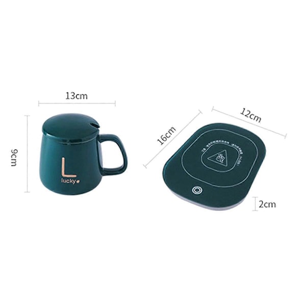 Elektrisk kaffevärmare via USB, kopp för varmt te, kaffe, mjölk