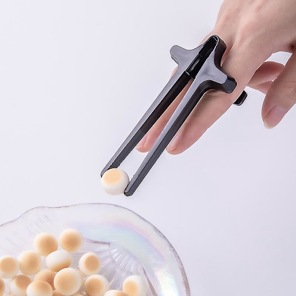 9.5*3cm Gamer Finger Spisepinner, Finger Spisepinner, Snack Mat Tang, Plast Snack Spisepinner, Plast Mat Tang, Lazy Helper Spisepinner, Finger Spisepinne