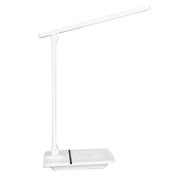 LED Skrivebordslampe 3 Lysmoduser Berøringskontroll Øyebeskyttelse Bordlampe 15W Trådløs Lading