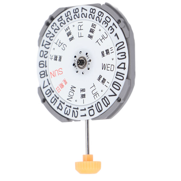 Watch Movement Dual Calendar Quartz Alloy Movement Ersättningsarmbandsur Reparationsdelar 1S02