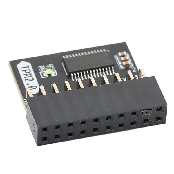 TPM 2.0 Krypteringssikkerhedsmodul 20pin Stærk Kryptering TPM Processor Sort TPM Modul Systemkomponenter til LPC PC