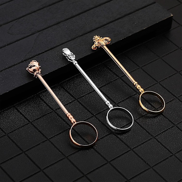 3 stk. Elegant Ring Dame fingerstøtte ring Mote fast ring egnet for damer og herrer