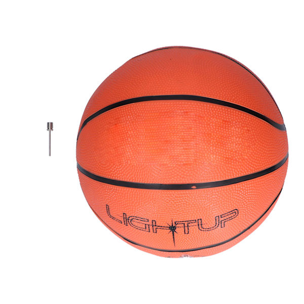 Lysende basketball LED-lysende slitesterk gummi dekorativ attraktivt leketøy for plener feiringer