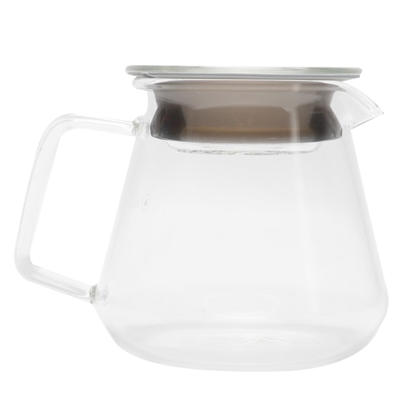 Glas Pour Over Kaffeemaskine Kaffekande Kedel til Hjemmekontor Cafe Butiksartikler 300ml