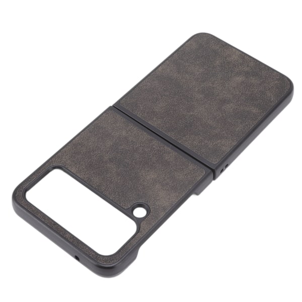 Fällbart skärmskydd i läder för Samsung Galaxy Z FLIP 4, kamouflagegrön