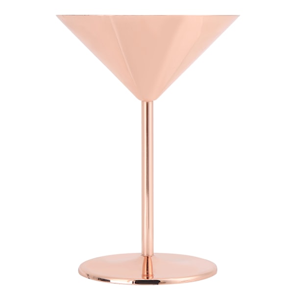 Bar Tilbehør 304 Rustfrit Stål Pokal Champagne Rødvin Glas Cocktail Glas Kop Rose Guld