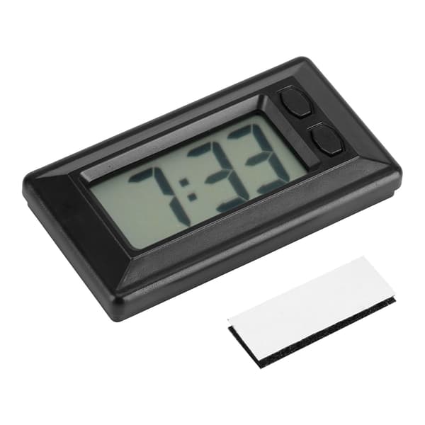 LCD Digital Bordsbil Instrumentbräda Skrivbord Elektronisk Klocka Datum Tid Kalender Display