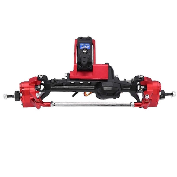 Forreste aksel BAT servomontering til 1/10 RC Crawler Car F9 DIY rød