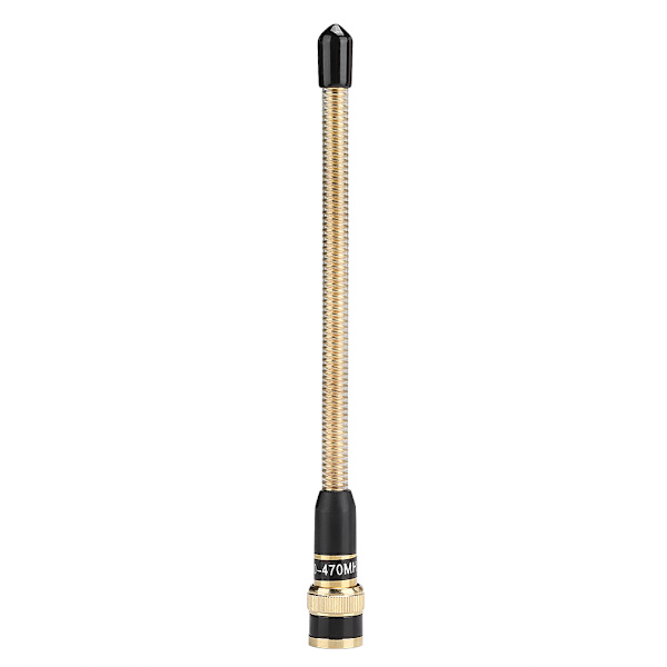 16cm Professionel Holdbar Han BNC Fleksibel Fjederantenne UHF til ICOM IC-V9 Walkie Talkie Ham RadioGolden