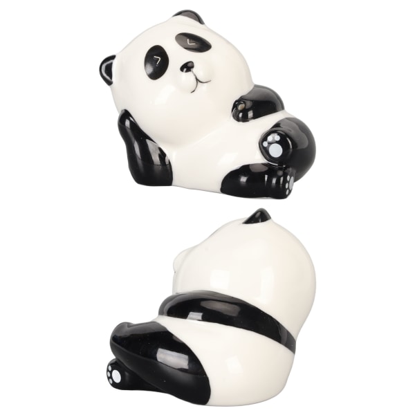 Panda røkelsesholder for pinner Keramisk søt røkelse pinnebrenner holder for hjemmedekorasjon