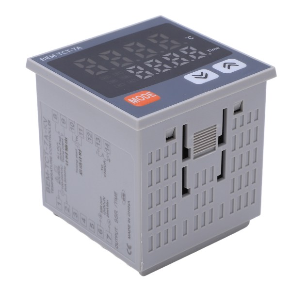 Termostat Tid Digital Display K Type Input Multifunktionel Termostat til Varmepresse Maskine 100‑240V