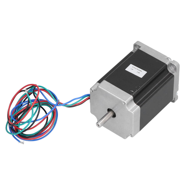 57 Steppermotor 4 ledning 1,8NM 1,8° vinkel Lavstøjsmaskintransmissionsdele 24V 3A 72W57HS7630B4 Dobbeltaksel