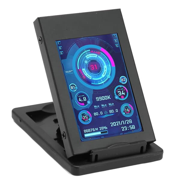 3,5 tommer IPS computer temperaturmonitor USB miniskærm til AIDA64 PC CPU RAM datamonitor til Raspberry Pi til Linux til Windows