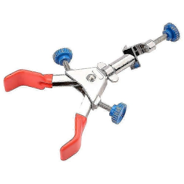 2-stifts Dubbeljusterbar Vridklämma, Robust 2-stifts Dubbeljusterbar Multipurpose 360 ​​Graders Vridbar Gummibelagd Klämma