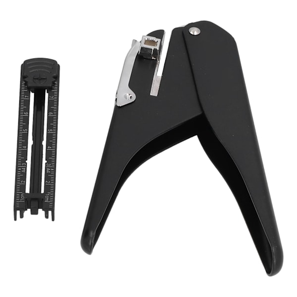 Paper Hole Punch Säädettävä Reikäväli Työtä Säästävä Konfetti Keräily Design Reikäleikkuri Toimisto Kotitalous Musta