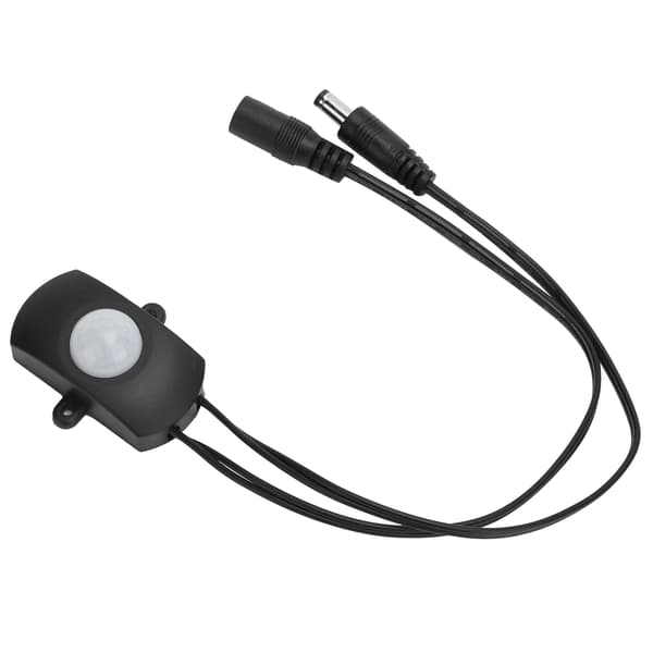 DC6V-24V LED-list Infraröd Människokroppsdetekteringssensor LED Infraröd Kroppssensor Svart