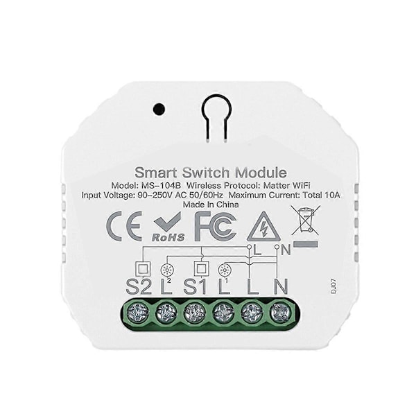 Tuya WiFi Switch Modul Delt Kontrol Smart Automatisering Relæ
