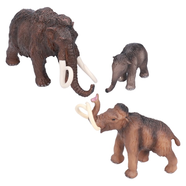 Mammut Model Simuleret Figur - Realistisk Plast Mammut Legetøj til Dyresamling
