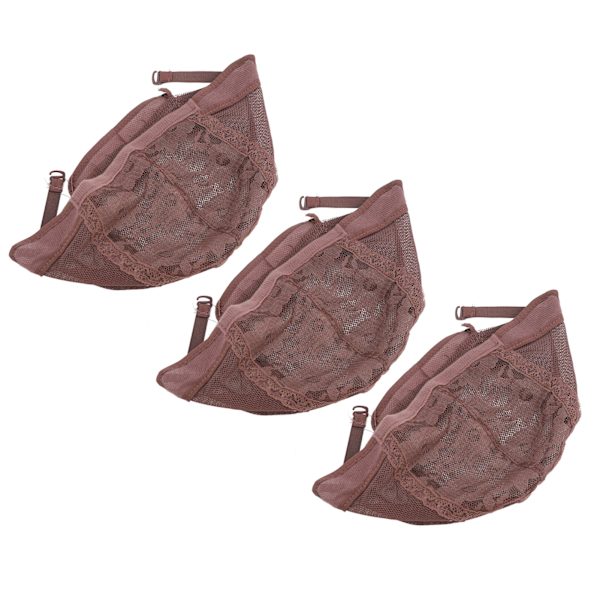 3st töjbar strumpa peruk cap Mesh nylon näthatt för Cosplay Makeup Kostymer