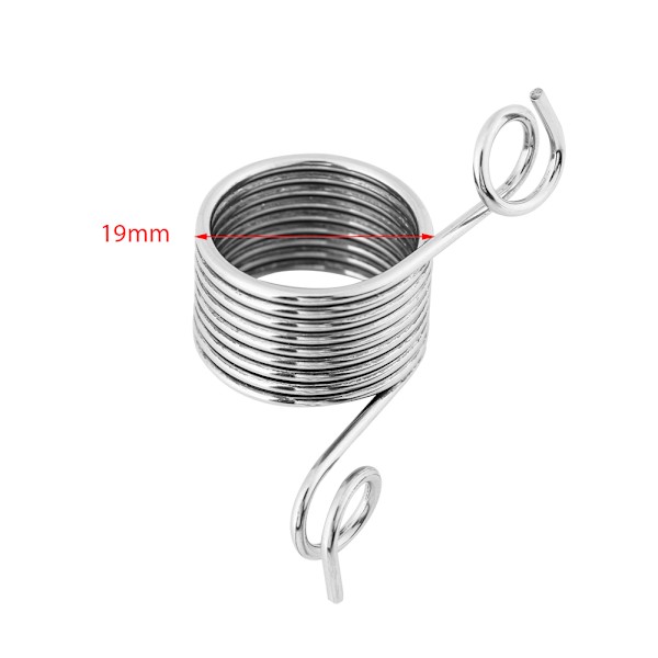 1 Stk Rustfrit Stål Finger Fingerbøl Garn Strikkeguide Ring Håndværk Syværktøj