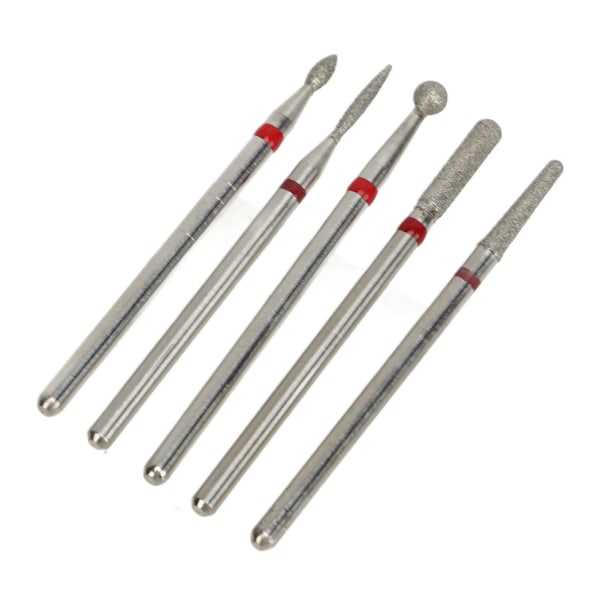 5 stk manikyrborer Emery spikerslipebits Elektrisk manikyrhode erstatning