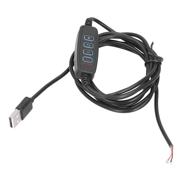 LED 2m Ljusbrytarsladd Dimbar Universal USB -lampa Power för 5V lampa utomhushem