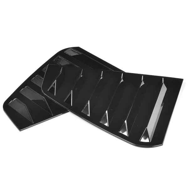 Par sideventil vindusscoop lamelltrim bilmodifikasjon passer til R Mk7/Mk7.5 2013-2020 Glanset svart