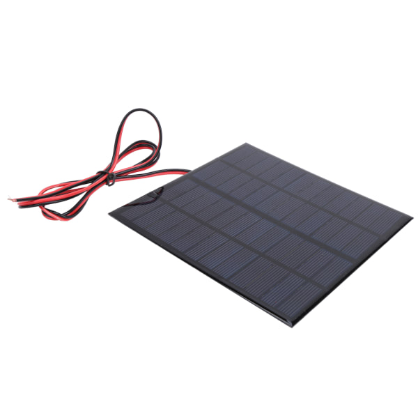 12V 3W solcellecellekraftmodul polykrystallinsk silisium solcellepanel med 1m kabel